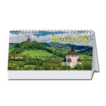 Stolový kalendár 2026 Slovensko riadkové