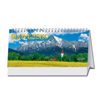 Stolový kalendár 2026 Slovensko stĺpcové