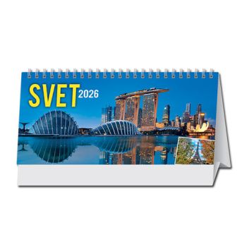 Stolový kalendár 2026 Svet