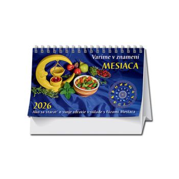 Stolový kalendár 2026 Varíme v znamení mesiaca