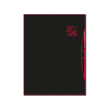 Týždenný diár A5 2026 SMART red