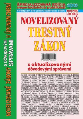 Novelizovaný Trestný zákon 11/2025