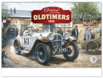 Nástenný kalendár 2026 Oldtimers – Václav Zapadlík 2026, 64 x 42 cm