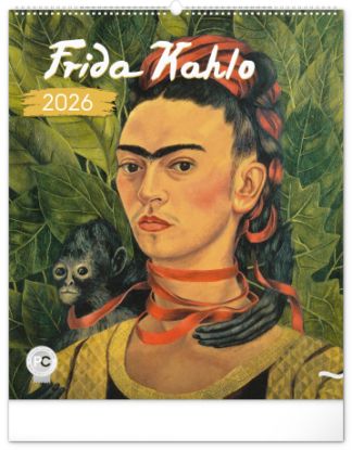Nástenný kalendár 2026 Frida Kahlo 2026, 48 x 56 cm