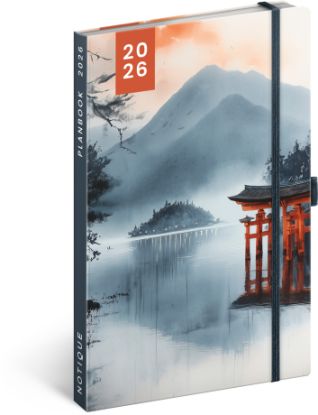 Planbook diár/notes Japonsko 2026, 13 x 21 cm