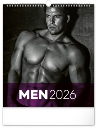 Nástenný kalendár 2026 Men 2026, 30 x 34 cm