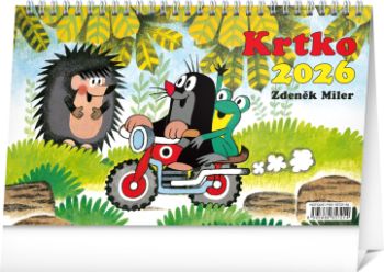 Stolový kalendár 2026 Krtko 2026, 23,1 x 14,5 cm