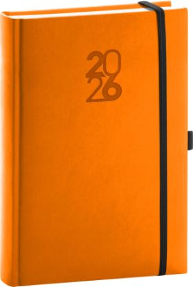 Denný diár Aprint Top 2026, oranžový, 15 x 21 cm