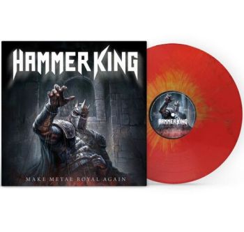 Hammer King - Make Metal Royal Again (Red/Gold Splatter) LP