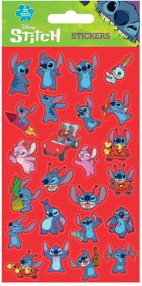 Samolepky Lilo a Stitch červené