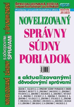 Novelizovaný Správny súdny poriadok 14/2025