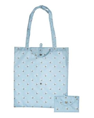Skladacia nákupná taška Wrendale Designs "Busy Bee" - Včely