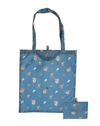 Skladacia nákupná taška Wrendale Designs "Farmyard Friends" - Kravy