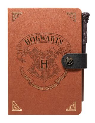 HARRY POTTER PRÉMIOVÝ ZÁPISNÍK A5 S PEROM V TVARE ČAROVNEJ PALIČKY