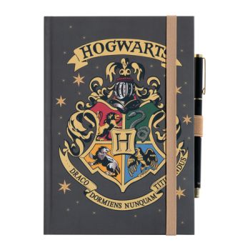HARRY POTTER ROKFORT PRÉMIOVÝ ZÁPISNÍK A5 S PEROM