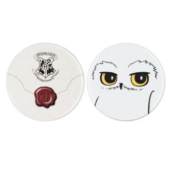 SADA 2 PODTÁCOV HARRY POTTER HEDWIGA
