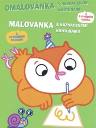 Maľovanie medzi čiarami - Sova