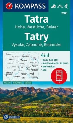 Tatry - Vysoké - Západné - Belianske 1:50 000, 2100 NKOM