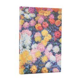 Diár Paperblanks Monet´s Chrysanthemums Mini VERSO 2026