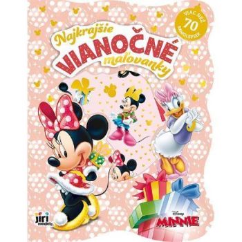 Najkrajšie vianočné maľovanky so samolepkami Minnie
