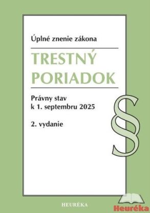 Trestný poriadok, 2 vydanie, 9/2025