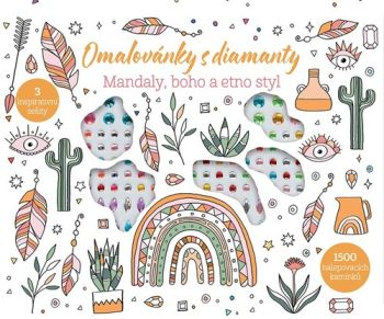 Omalovánky s diamanty - Mandaly, boho a etno styl
