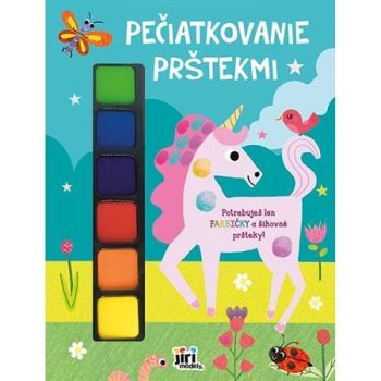 Pečiatkovanie prstíkmi - Jednorožec