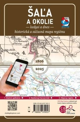 Porovnávacia mapa Šaľa a okolie – Kedysi a dnes