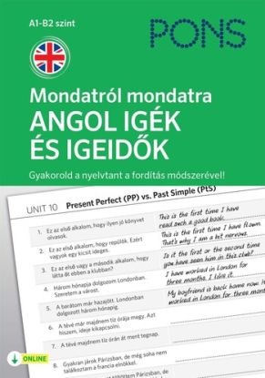 PONS Mondatról mondatra ANGOL IGÉK ÉS IGEIDŐK