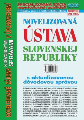 Novelizovaná Ústava Slovenskej republiky 16/2025