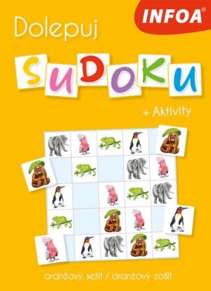 Dolepuj sudoku + Aktivity - oranžový sešit / oranžový zošit (CZ/SK vydanie)