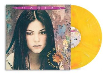 Shakira - Pies Descalzos (Vibrant Yellow/Red Swirl Marble) LP