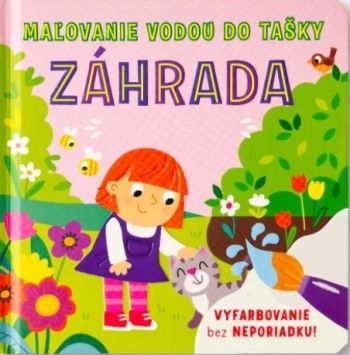 Maľovanie vodou do tašky - Záhrada