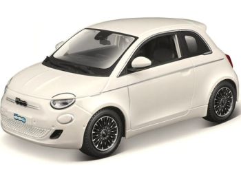 Bburago 1:24 Plus - Fiat 500e (2023) - white