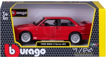 Bburago 1:24 Plus BMW 3 Series M3 1988 Red