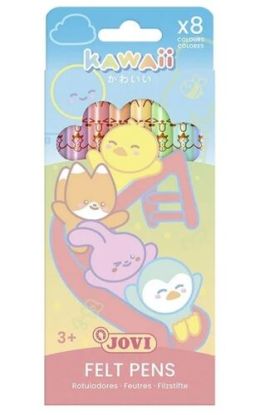 JOV Kawaii fixky tenké 8 ks