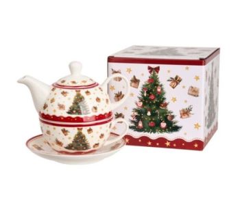 Čajník so šálkou 300/450 ml CHRISTMAS TREE 3