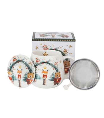 Hrnček sudový 430 ml so sitkom  CHRISTMAS CUTIES 2