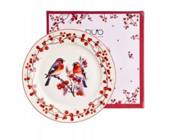 Veľký tanier CHRISTMAS BIRDS 3