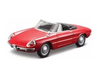 Bburago 1:32 Alfa Romeo Spider (1966) Red