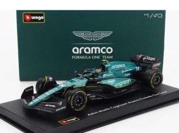 Bburago 1:43 RACE Formula F1 - Aston Martin  AMR23 (2023) 14 Fernando Alonso with driver