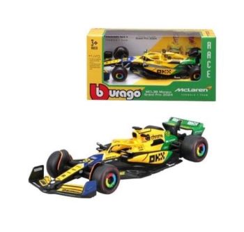 Bburago 1:43 RACE Formula F1 - McLaren F1 Team MCL38 (2024) #4 Senna Edition