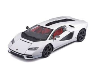 Bburago 1:24 Plus Lamborghini Countach LPI 800-4 White