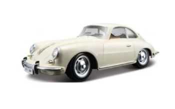 Bburago 1:24 Porsche 356B Coupe (1961) Ivory