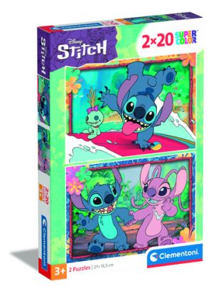 PUZZLE 2X20 DISNEY STITCH