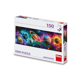 BAREVNÉ PLANETY 150 panoramic Puzzle