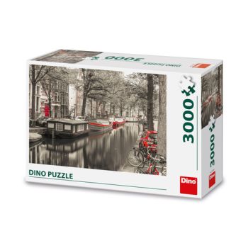 KANÁL V AMSTERDAMU 3000 Puzzle