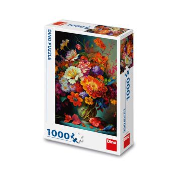 KVĚTINY VE VÁZE 1000 Puzzle