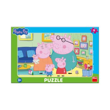 PEPPA PIG V OBÝVACÍM POKOJI 15 deskové Puzzle