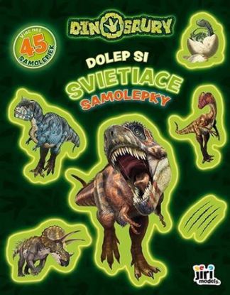 Dolep si svietiace samolepky - Dinosaury